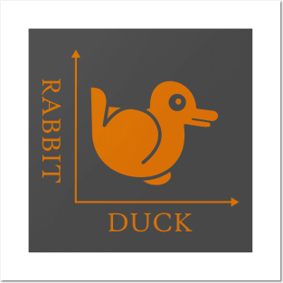 Duck Rabbit Illusion Posters and Art
